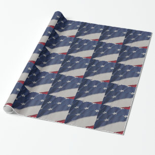 Papier Cadeau Conception de drapeau américain, enveloppe de