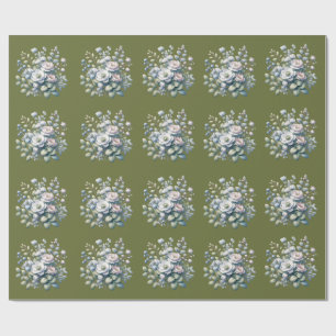 Papier Cadeau Conception de fleurs personnalisée
