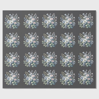 Papier Cadeau Conception de fleurs personnalisée