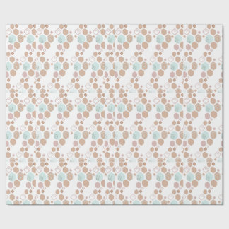 Papier Cadeau Conception de formes multicolores classiques