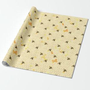Papier Cadeau Conception de la série des tournesols et des abei