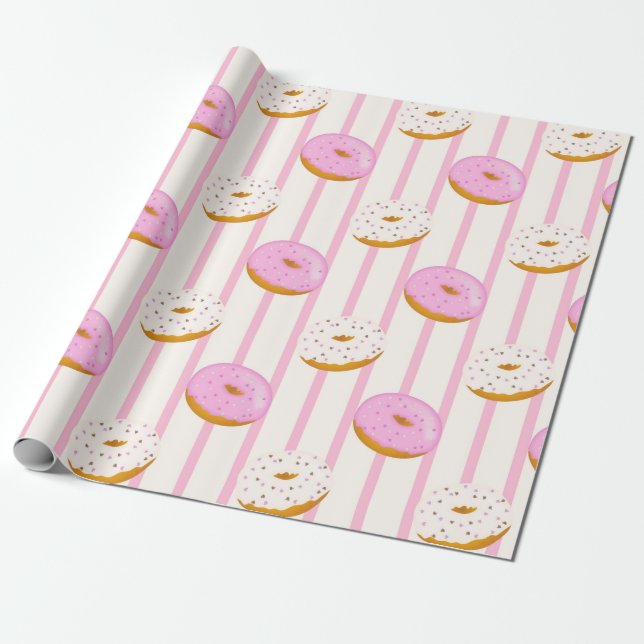 Papier Cadeau Conception de la série Donut 3 (Déroulé)