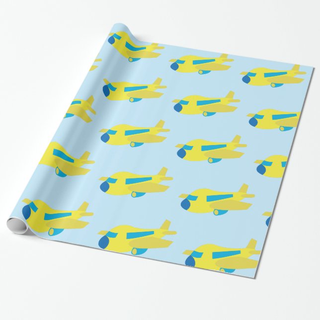Papier Cadeau Conception de l'avion (Déroulé)