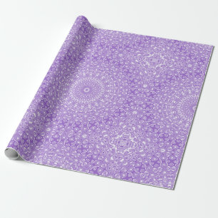 Papier Cadeau Conception de motif de mandala améthyste