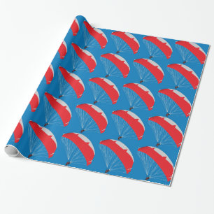 Papier Cadeau Conception de parapentiste