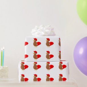 Papier Cadeau Conception de poulet