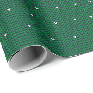 Papier Cadeau Conception du kit de Noël vert 