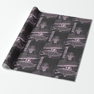 Papier Cadeau Conception d'UFO