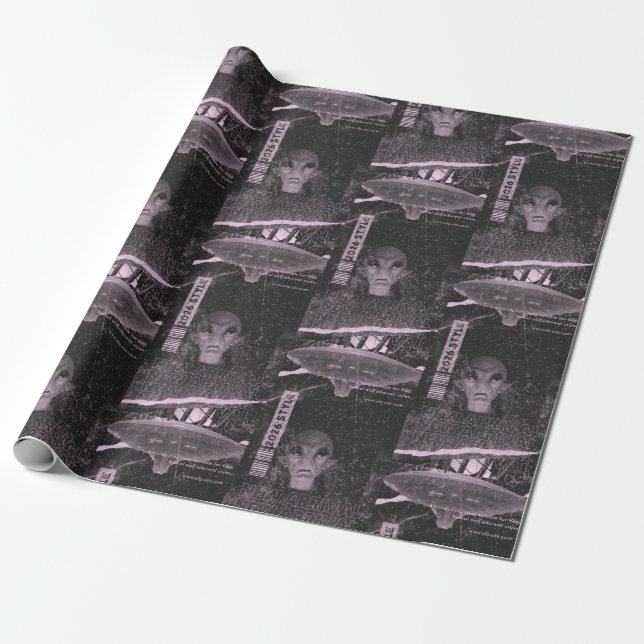 Papier Cadeau Conception d'UFO (Déroulé)