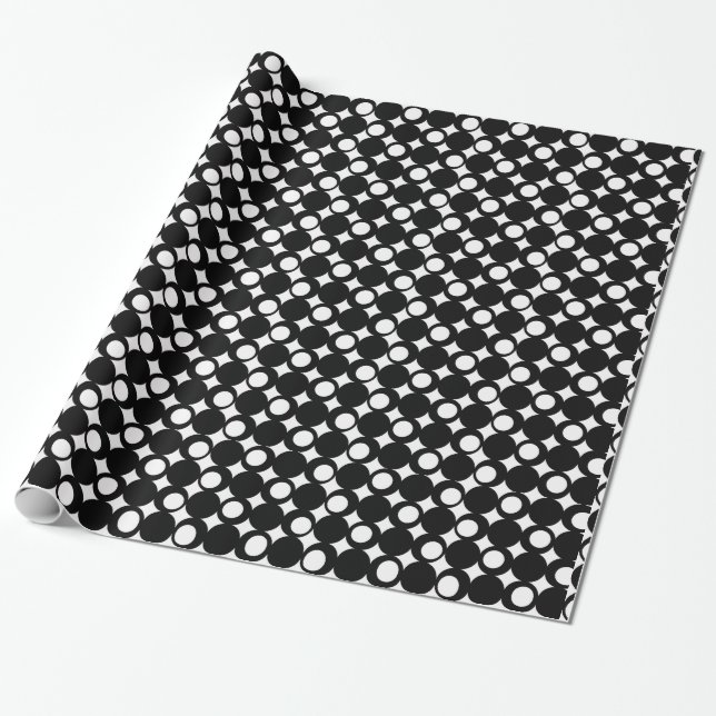 Papier Cadeau Conception d'une boule de morue noire @ Emporio Mo (Déroulé)