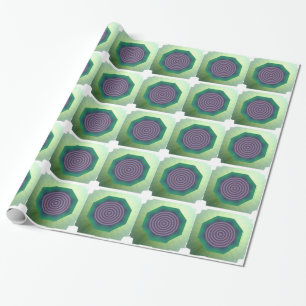 Papier Cadeau Conception en spirale avec bord cannelé