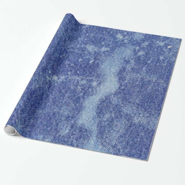 Papier Cadeau Conception lavée #12 de denim chez Emporio Moffa (Déroulé)