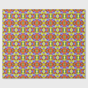 Papier Cadeau Conception motif classique et branchée multicolore
