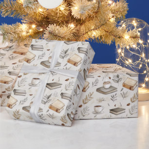 Papier Cadeau Conception pour amateurs de livres anciens