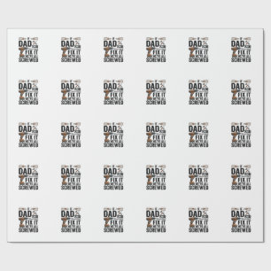 Papier Cadeau Conception vectorielle de citation d'outil vissé d