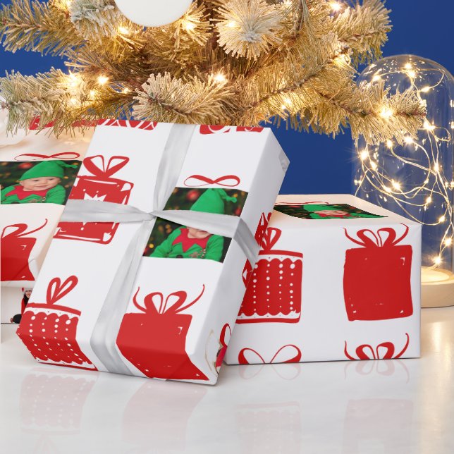 Papier Cadeau Concevez votre propre photo personnalisée thème No (Vacances)