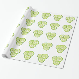 Papier Cadeau Concombres