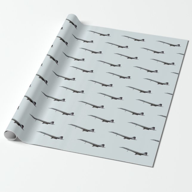 Papier Cadeau Concorde G-BOAG (2) (Déroulé)
