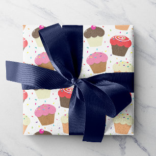 Papier Cadeau Confetti coloré et saupoudrer les gâteaux