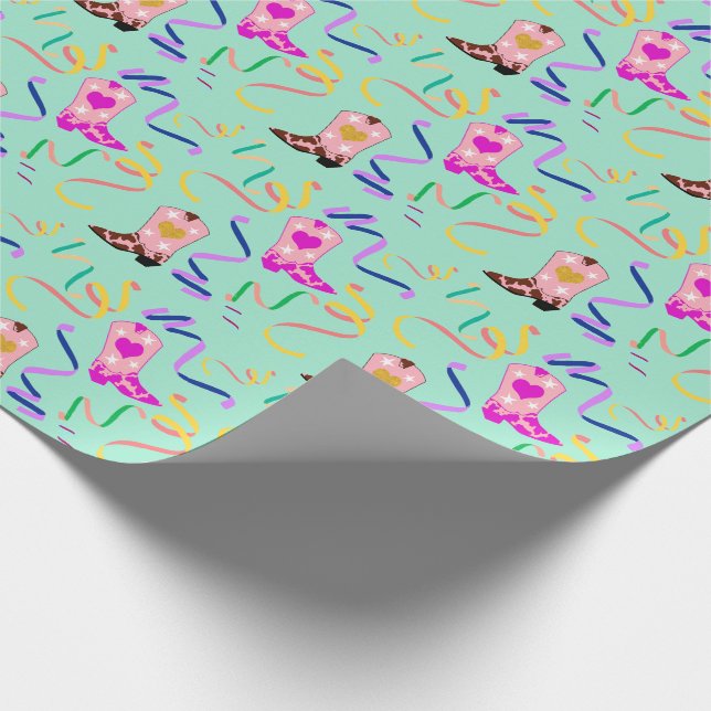 Papier Cadeau Confetti Confetti Mint (Coin)