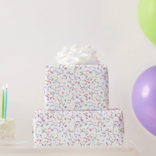Papier Cadeau Confetti Contemporain (Surprise)