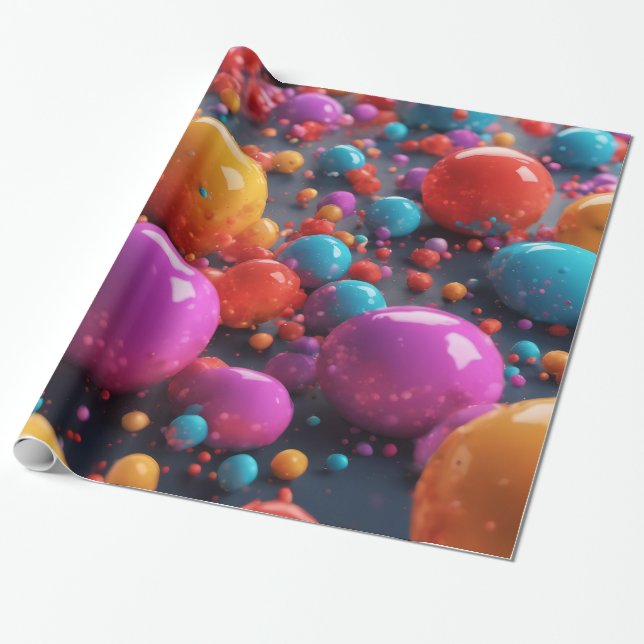 Papier Cadeau Conserver ou créer votre propre papier d'enveloppe (Déroulé)