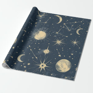 Papier Cadeau Constellation céleste - Nuit étoilée (3)