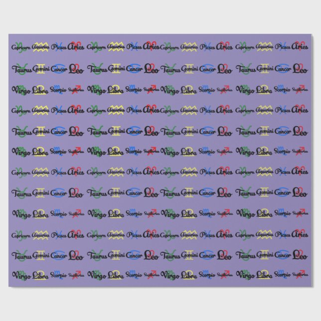 Papier Cadeau Constellations (Plat)