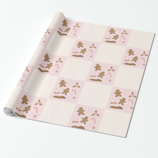 Papier Cadeau cookies de Noël