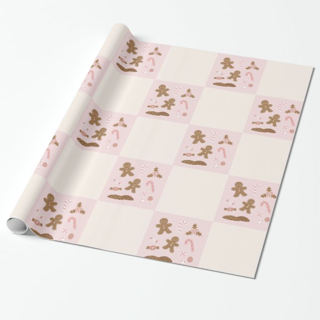 Papier Cadeau cookies de Noël