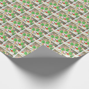 Papier Cadeau Cookies de Noël Pop Art