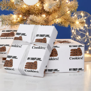 Papier Cadeau Cookies Mon Premier Amour Biscuit