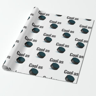 Papier Cadeau Cool de Puck Hockey