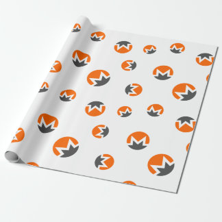 Papier Cadeau Cool Monero CryptoCurrency Coin Sign Motif