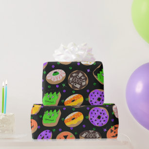 Papier Cadeau Cool Parties scintillant mignonne Confetti Donuts 