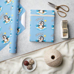 Papier Cadeau COOL ! , Penguin