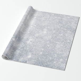 Papier Cadeau Cool Silver Sparkly Modèle Best Elegant Moderne