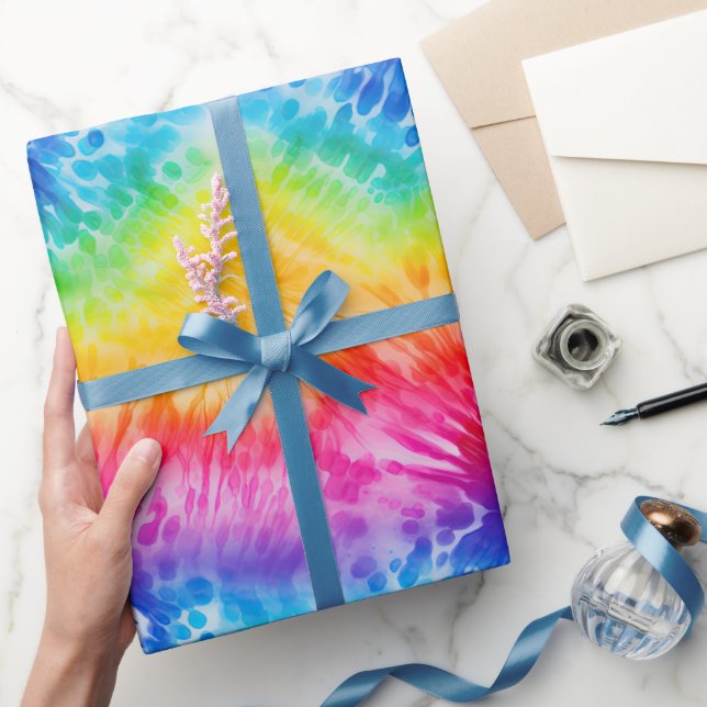 Papier Cadeau Cool Tie Dye (Cadeaux)