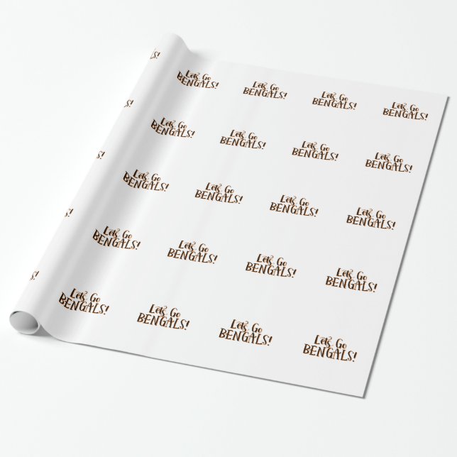 Papier Cadeau Copie de Bengals (Déroulé)