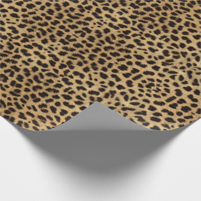 Papier Cadeau Copie de guépard (Coin)