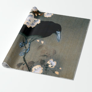 Papier Cadeau Copie japonaise vintage de bois de graveur de