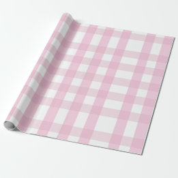 Papier Cadeau Coquette Pink Plaid