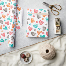 Corail mignon Rouge rose Aqua Blue Heart Art Motif