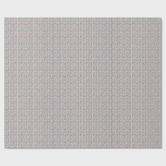 Papier Cadeau Cosmic Bloom Trailing Stripes (Plat)