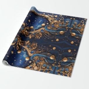 Papier Cadeau Cosmos céleste - Enchantant