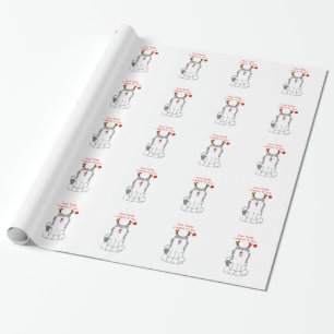 Papier Cadeau Costaud sibérien cher Père Noël….