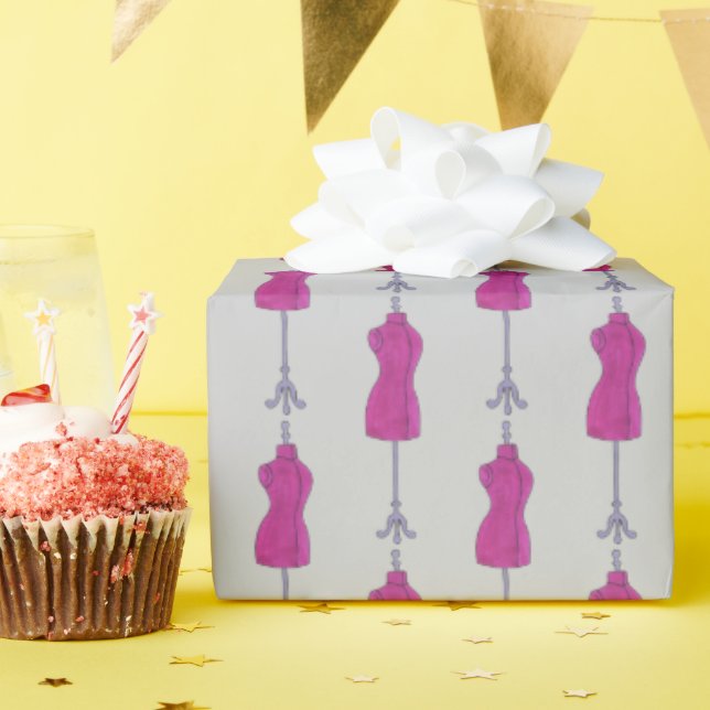 Papier Cadeau Costume de couture Mode Design Mannequin Dressform (Fête d'anniversaire)