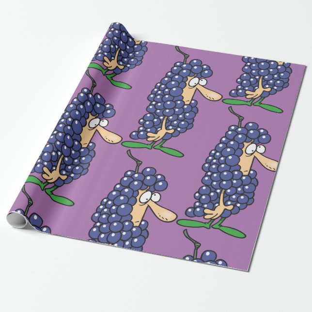 Papier Cadeau Costume de raisin (Déroulé)