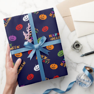 Papier Cadeau Costume d'Halloween garçon fête d'anniversaire