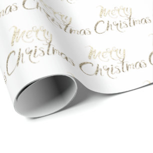 Papier Cadeau Cottage de blanc de manuscrit de parties
